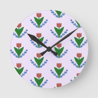Reloj de pared tulipán