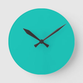 Reloj de pared turquesa