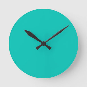 Reloj de pared turquesa