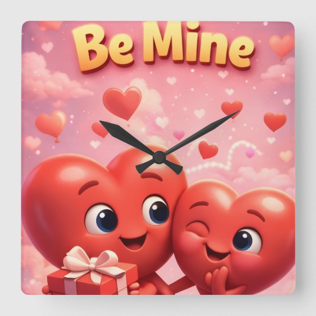 Reloj de pared Valentine (Anverso)