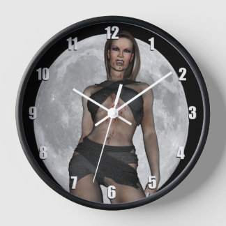Reloj De Pared Vampiro Huntress