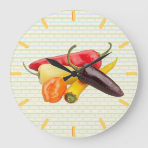 Reloj de pared 'Veggie o' Clock