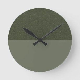Reloj de pared verde de personalizado Moss - Textu