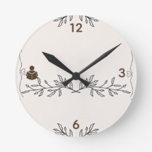 Reloj de pared vintage Capítulos eternos