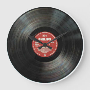 Reloj de pared vintage de vinilo - Regalos elegido