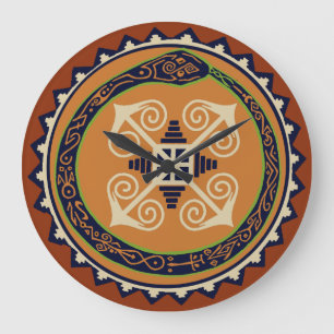 Reloj de pared VooDou - Serpiente Oroburous con Ca