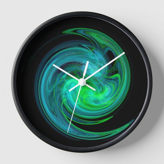 Reloj De Pared VORTEX PSICODELIC FRACTAL Resumen (Anverso)