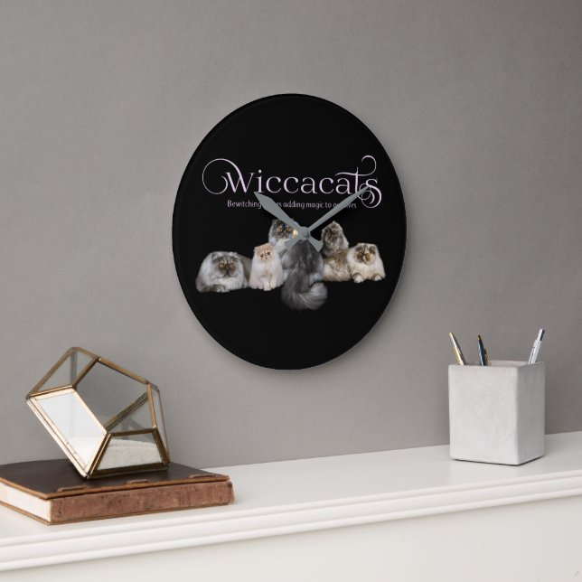 Reloj de pared WiccaCats (Oficina)