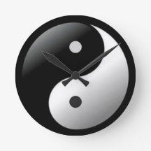 Reloj de Pared Yin Yang