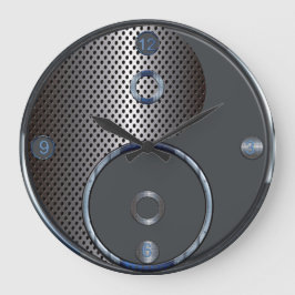 Reloj de pared Yin Yang moderno