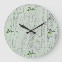 Reloj de pared 'Zen Bamboo'