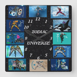 Reloj de pared zodiaco-acrílico
