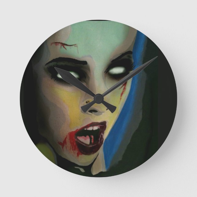 Reloj de pared zombi (Anverso)