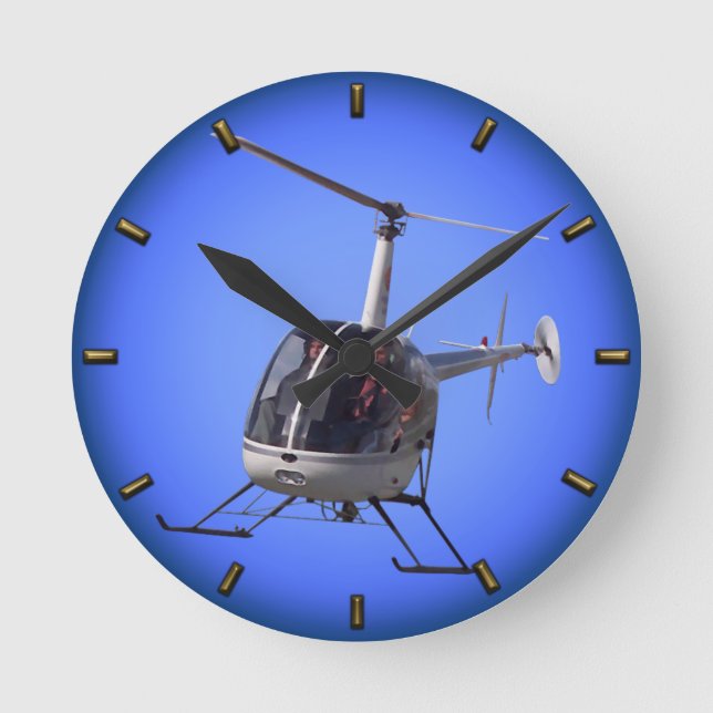 Reloj de paro del helicóptero Guay del reloj de la (Anverso)
