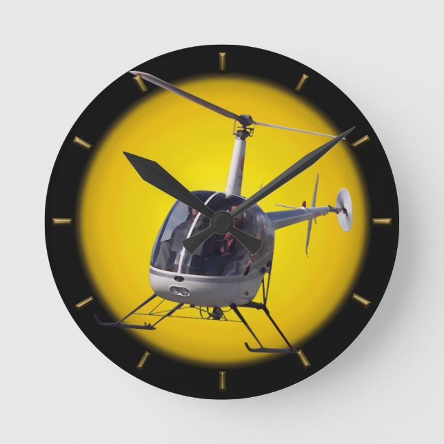 Reloj de paro del helicóptero Guay del reloj de la (Anverso)