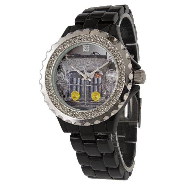 Reloj de parrilladas de Liberace Crystal Duesenber (Angular)