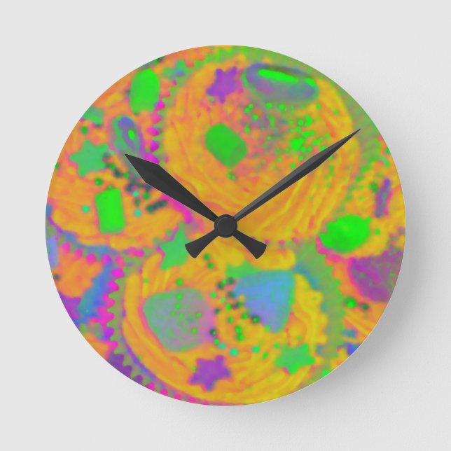 Reloj de pasteles de naranja (Anverso)