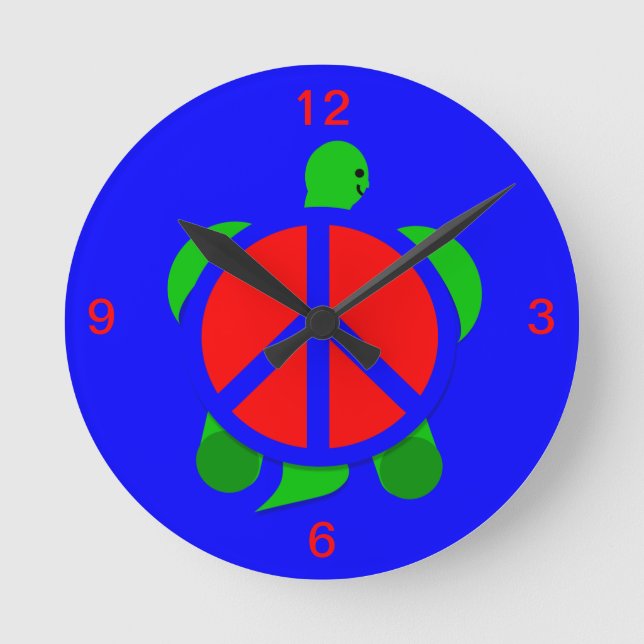 Reloj de paz de tortugas (Anverso)