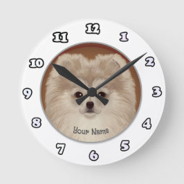 Reloj de perro de Pomerania