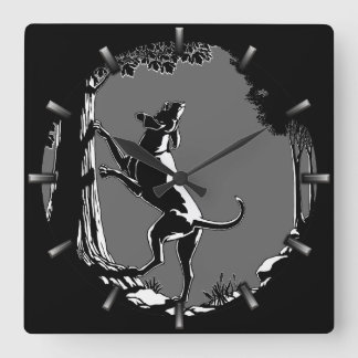 Reloj de perro perrito caza perro reloj de pared d