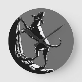 Reloj de perro perrito caza perro reloj de pared d