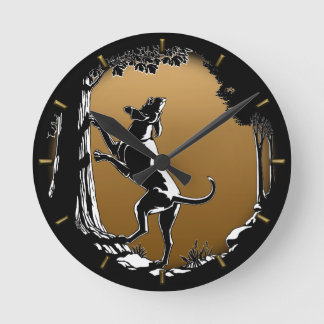 Reloj de perro perrito caza perro reloj de pared d