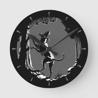 Reloj de perro perrito caza perro reloj de pared d