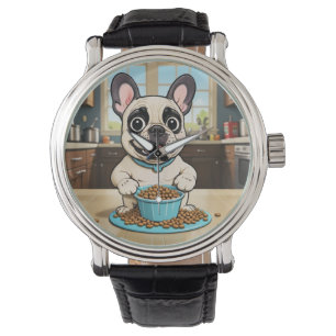Reloj de perro toro francés
