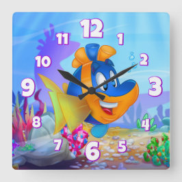 Reloj de personalizado de la pared de FriendFish