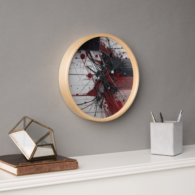 reloj de pintura aleatorio (Oficina)