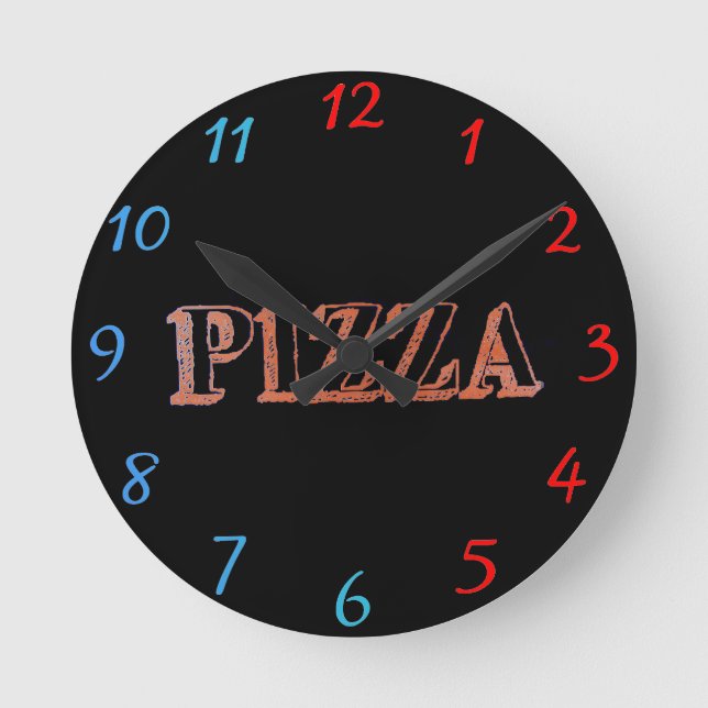 Reloj de pizza (Anverso)