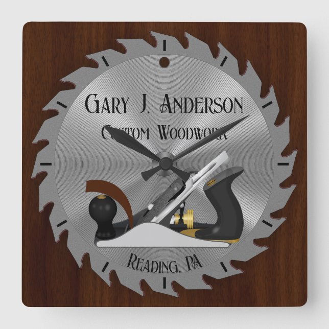 Reloj de planeador de hojas de madera para persona (Anverso)