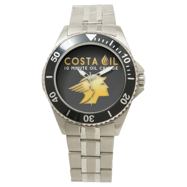 Reloj de plata de aceite de Costa Rica (Anverso)