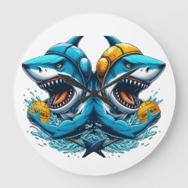 Reloj de polo de agua para tiburones