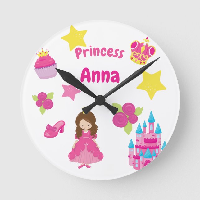 Reloj de princesa personalizado (Anverso)