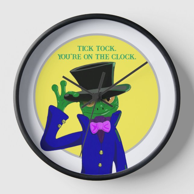 Reloj de productividad adecuado para la rana (Anverso)