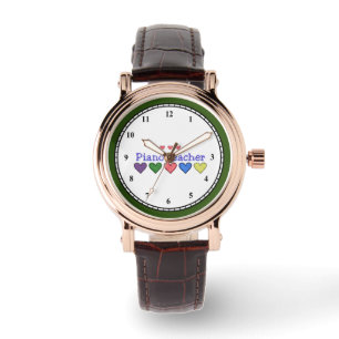 Reloj de profesores de piano