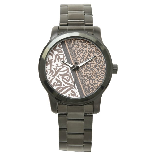Reloj De Pulsera ف ن・خ ط・・・・・・・ Calligrafía árabe (Anverso)