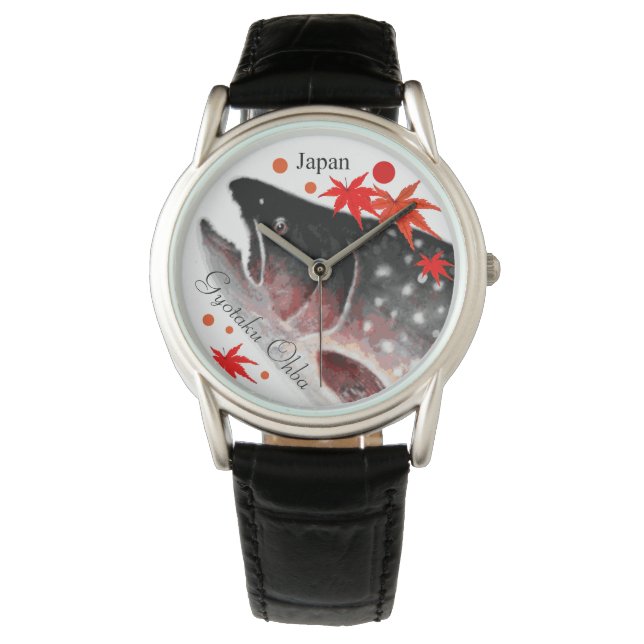 Reloj De Pulsera アメマス！（雨鱒；あめます；japan）あらゆる生命たちへ感謝を捧げます。 (Anverso)