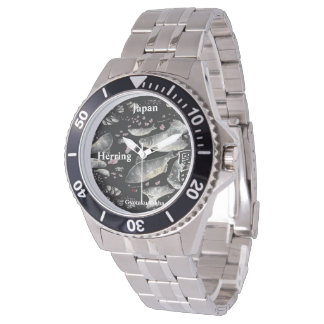 RELOJ DE PULSERA ニシン！厚田（鰊；HERRING）あらゆる生命たちへ感謝を捧げます。     