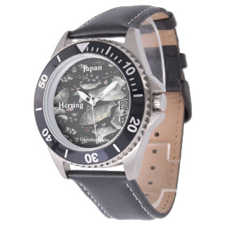 RELOJ DE PULSERA ニシン！厚田（鰊；HERRING）あらゆる生命たちへ感謝を捧げます。    