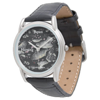 RELOJ DE PULSERA ニシン！留萌（鰊；HERRING）あらゆる生命たちへ感謝を捧げます。       