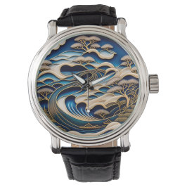 Reloj De Pulsera ビ テ ジ な 本 の de 日 de 浮 para el 世 de la 絵 de la ・・・・