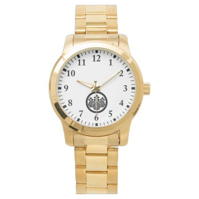 RELOJ DE PULSERA 丸に五三桐 (Anverso)