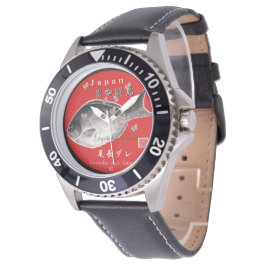 RELOJ DE PULSERA 尾長グレ 男女群島（メジナ）あらゆる生命たちへ感謝を捧げます。