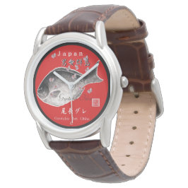 RELOJ DE PULSERA 尾長グレ 男女群島（メジナ）あらゆる生命たちへ感謝を捧げます。