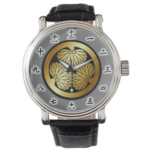 Reloj De Pulsera 徳川家紋, Tokugawa KAMON, escudo japonés de l