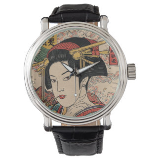 RELOJ DE PULSERA 美人画・アバンギャルド江戸絵巻
