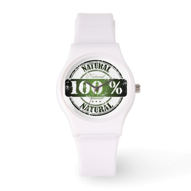 Reloj De Pulsera 100% Vigilancia Natural (Anverso)