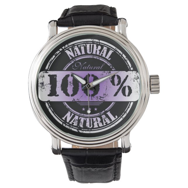 Reloj De Pulsera 100% Vigilancia Natural (Anverso)